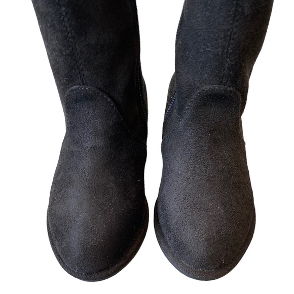 Stuart Weitzman Girls Lowland Bow Knee High Boot Black NWT - Picture 4 of 7